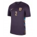 Echipament fotbal Anglia Kyle Walker #2 Tricou Deplasare European 2024 maneca scurta